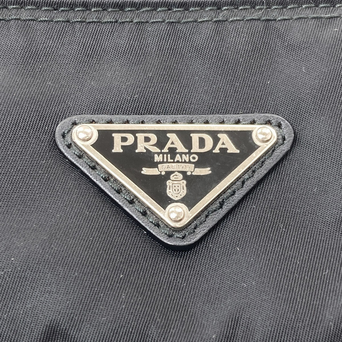 PRADA BT0715 Long Shoulder Logo Hardware Shoulder Bag Nylon Ladies [Used]