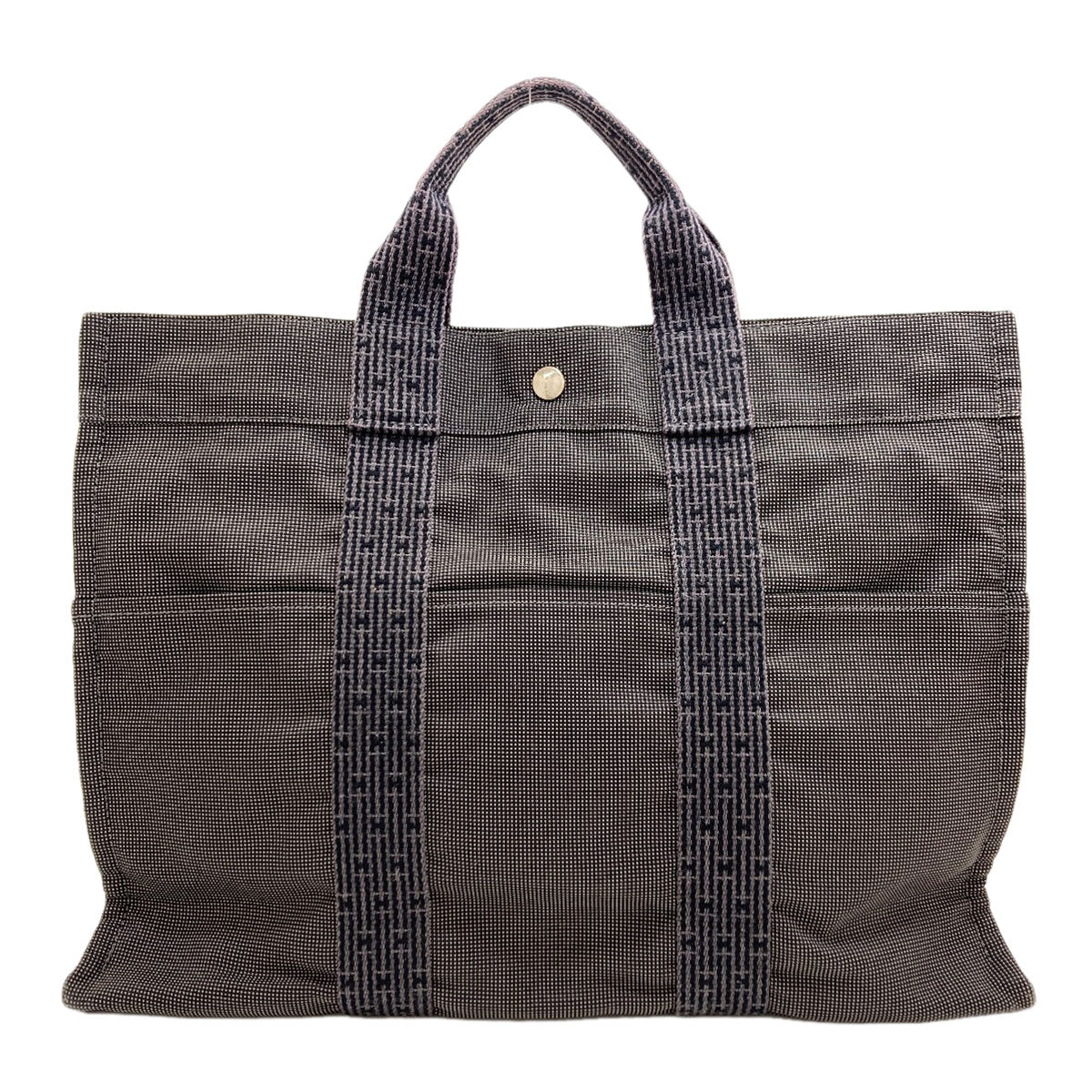 HERMES Her LineMM Handbag Canvas Ladies [Used]