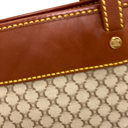 CELINE Macadam pattern Handbag Canvas LeatherLadies [Used]