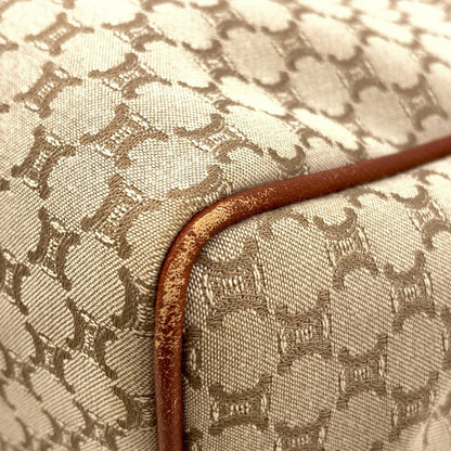 CELINE Macadam pattern Handbag Canvas LeatherLadies [Used]