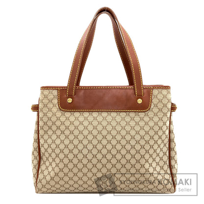 CELINE Macadam pattern Handbag Canvas LeatherLadies [Used]