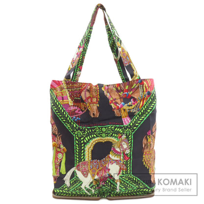 HERMES Silky Pop Eco Bag by SilverHardware Tote Bag Silk Ladies [Used]