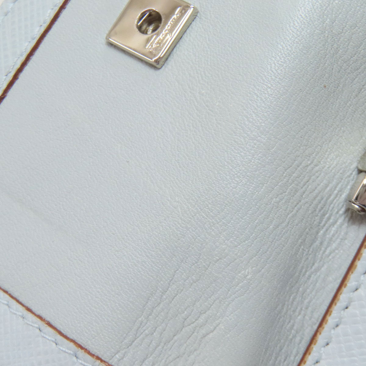 Salvatore Ferragamo GanciniHardware Bifold Wallet with Coin Pocket Leather Ladies [Used]