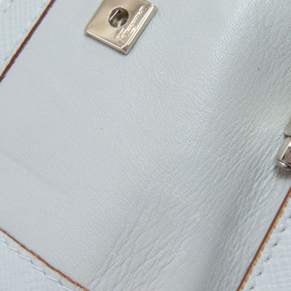 Salvatore Ferragamo GanciniHardware Bifold Wallet with Coin Pocket Leather Ladies [Used]