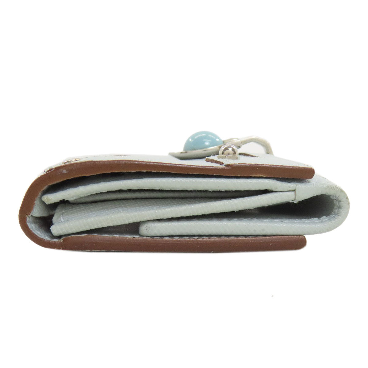 Salvatore Ferragamo GanciniHardware Bifold Wallet with Coin Pocket Leather Ladies [Used]