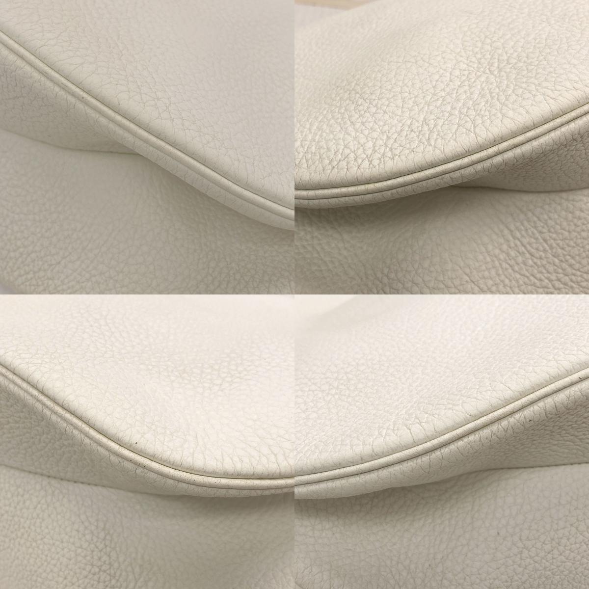 HERMES Gao One Belt SilverHardware Shoulder Bag Calf Ladies [Used]