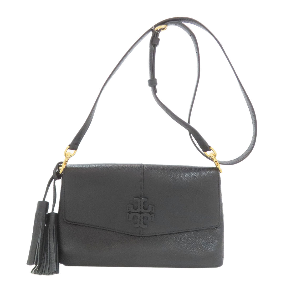 Tory Burch MacGraw Crossbody Shoulder Bag Leather Ladies [Used]