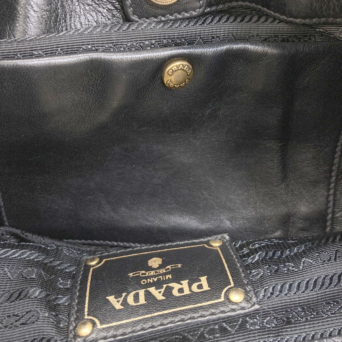 PRADA logo Tote Bag Nylon Ladies [Used]