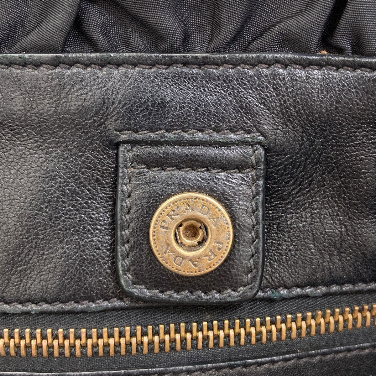 PRADA logo Tote Bag Nylon Ladies [Used]