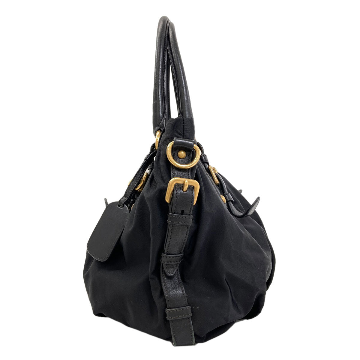 PRADA logo Tote Bag Nylon Ladies [Used]