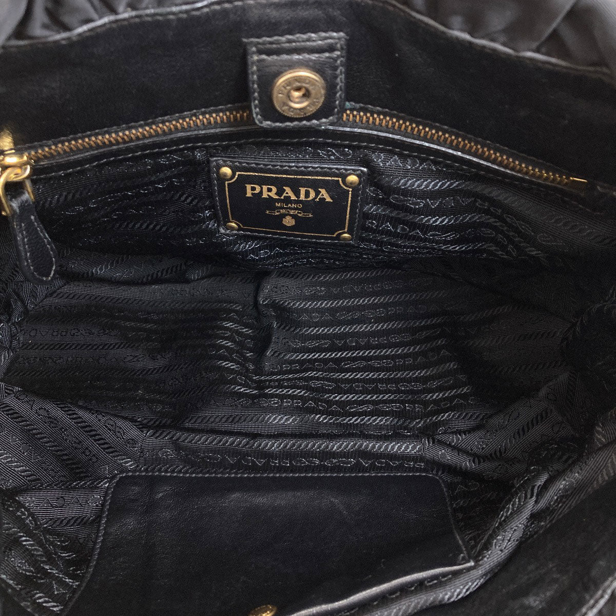 PRADA logo Tote Bag Nylon Ladies [Used]