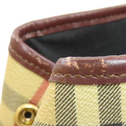 BURBERRY Burberry Check Handbag PVC LeatherLadies [Used]