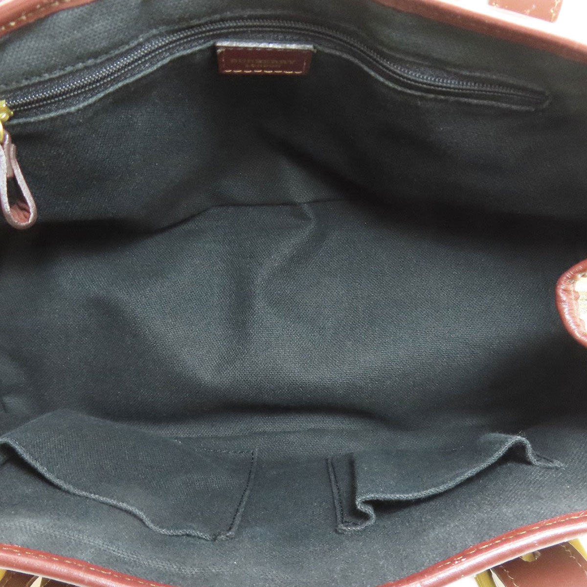 BURBERRY Burberry Check Handbag PVC LeatherLadies [Used]