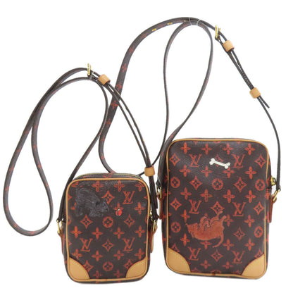 LOUIS VUITTON M44399 Panam Set Catgram Shoulder Bag Monogram canvas Ladies [Used]