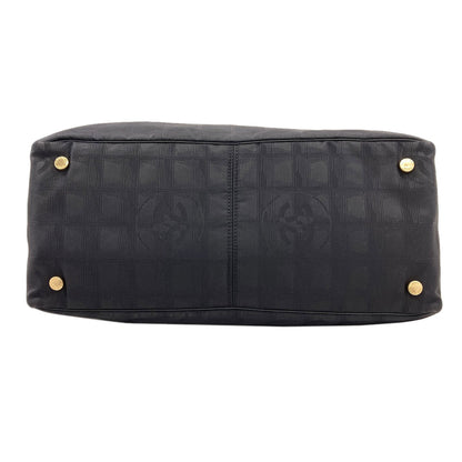 CHANEL New Travel Line MM GoldHardware Tote Bag Nylon Ladies [Used]