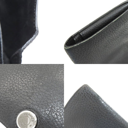HERMES Dogon GM Duo SilverHardware Long wallet (with coin pocket) Togo Ladies [Used]