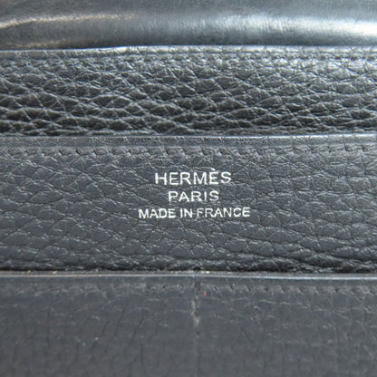 HERMES Dogon GM Duo SilverHardware Long wallet (with coin pocket) Togo Ladies [Used]