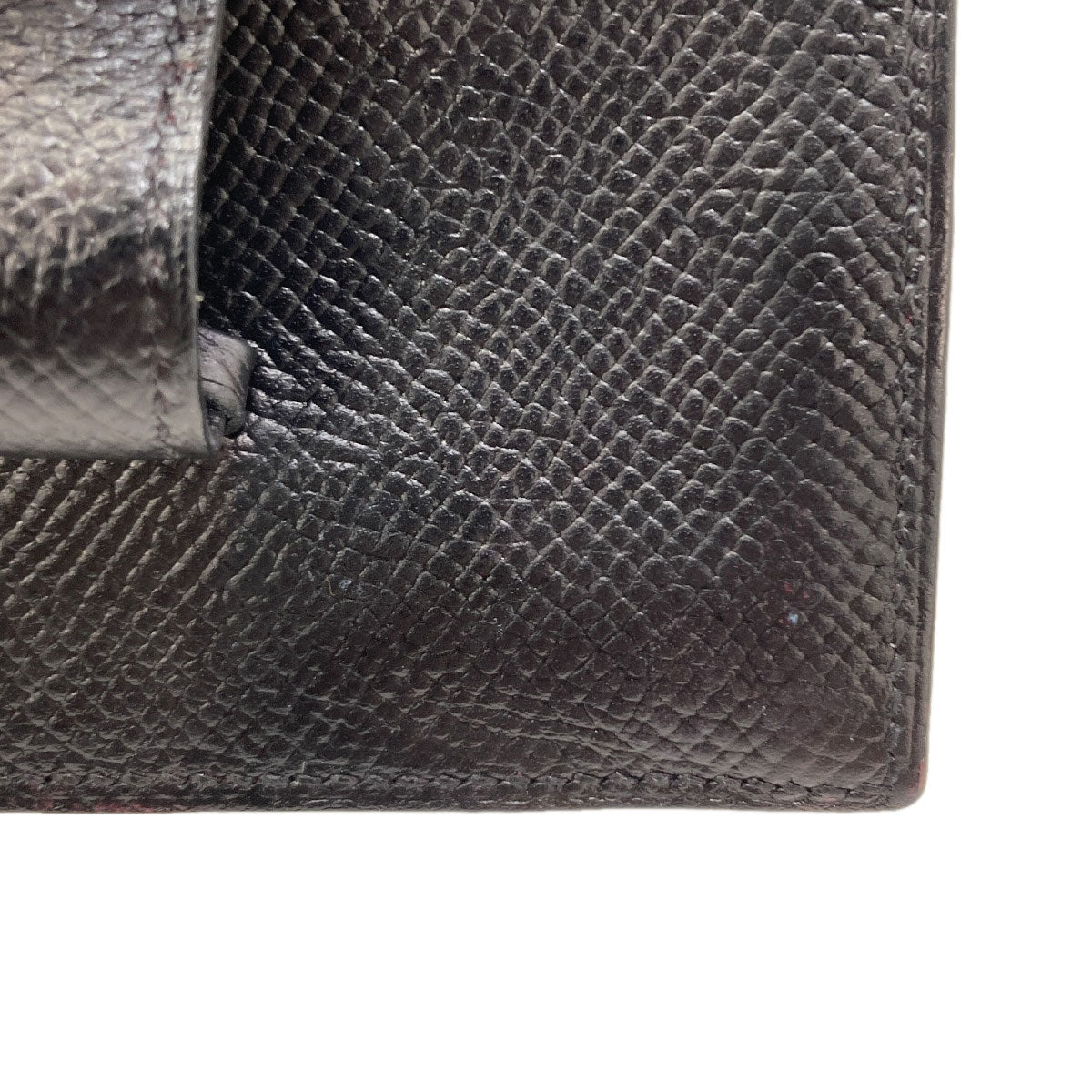 HERMES Bearn Gold Hardware Card Case Epsom Ladies [Used]