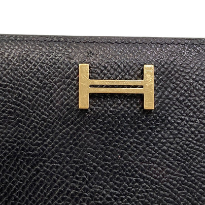HERMES Bearn Gold Hardware Card Case Epsom Ladies [Used]