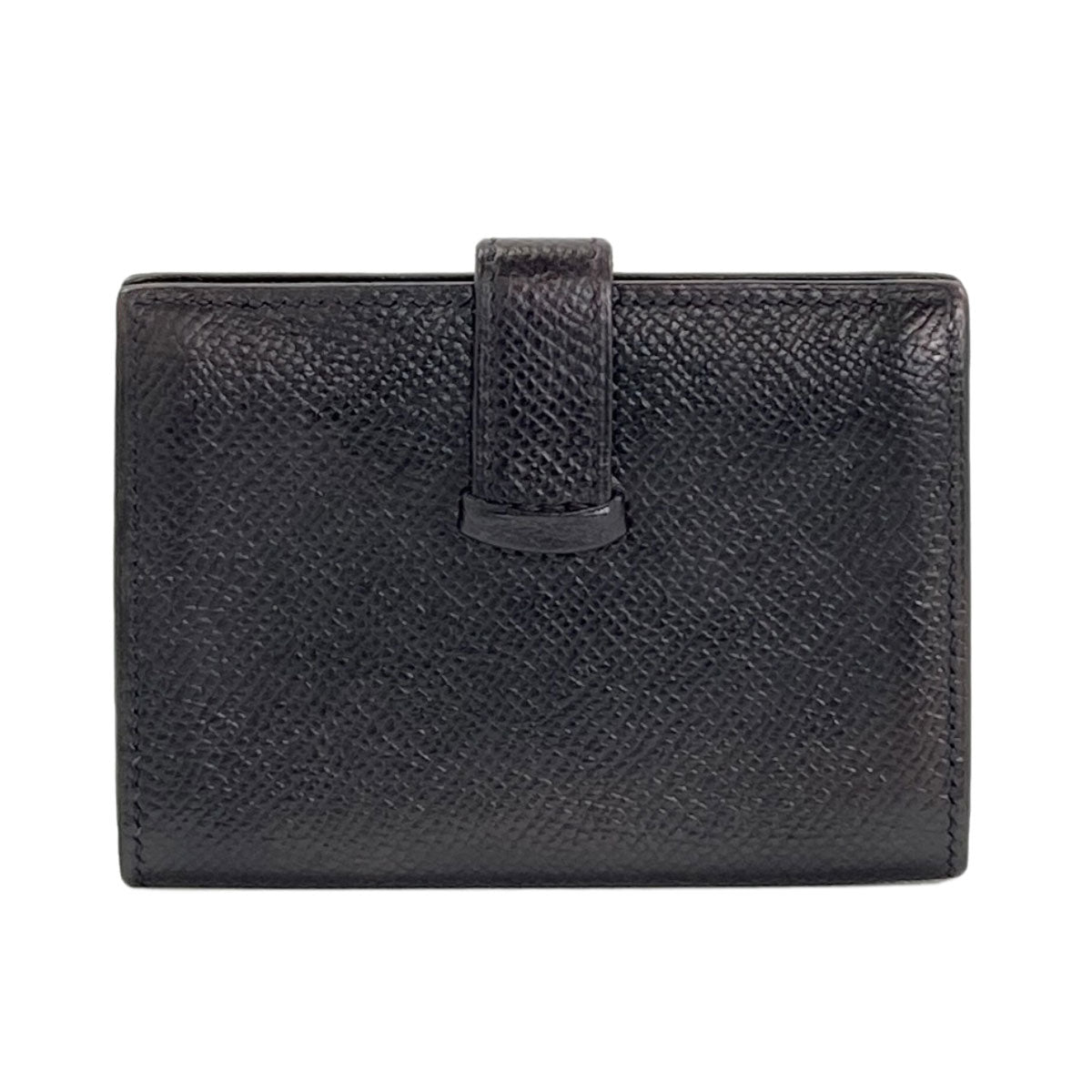 HERMES Bearn Gold Hardware Card Case Epsom Ladies [Used]