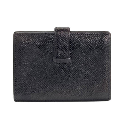 HERMES Bearn Gold Hardware Card Case Epsom Ladies [Used]