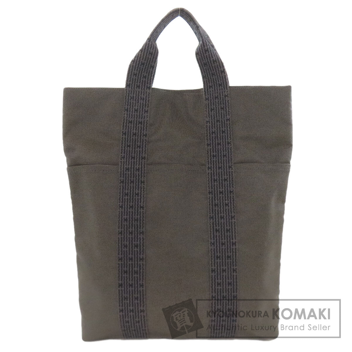 HERMES Her Line Cabas Tote Bag Canvas Ladies [Used]