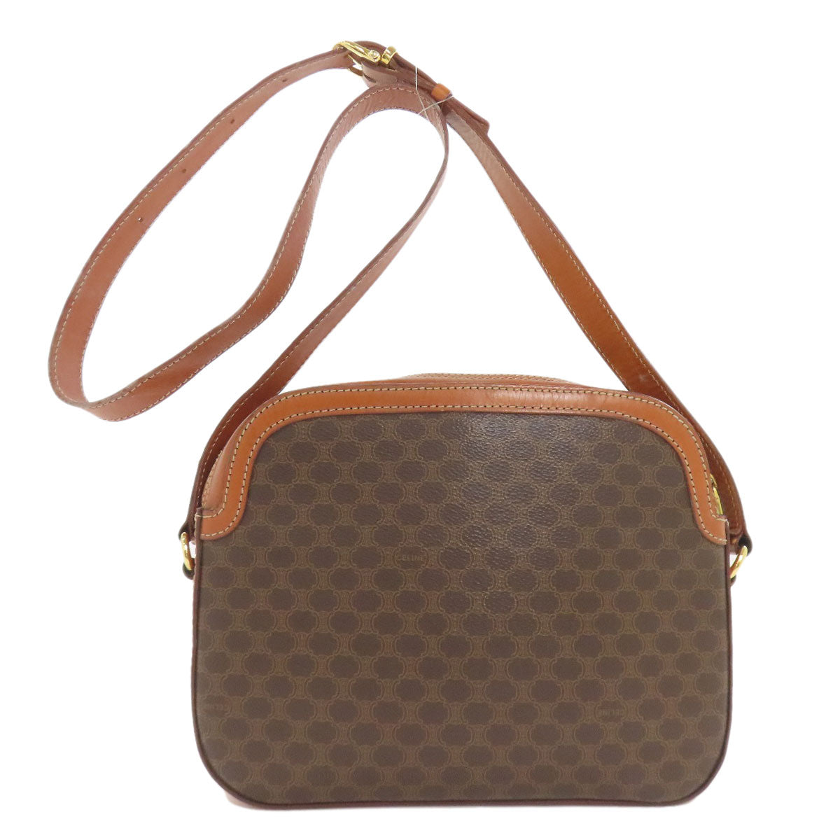 CELINE Macadam pattern Shoulder Bag PVC Ladies [Used]