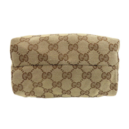 GUCCI 29595 GG Cosmetics Pouch Canvas LeatherLadies [Used]