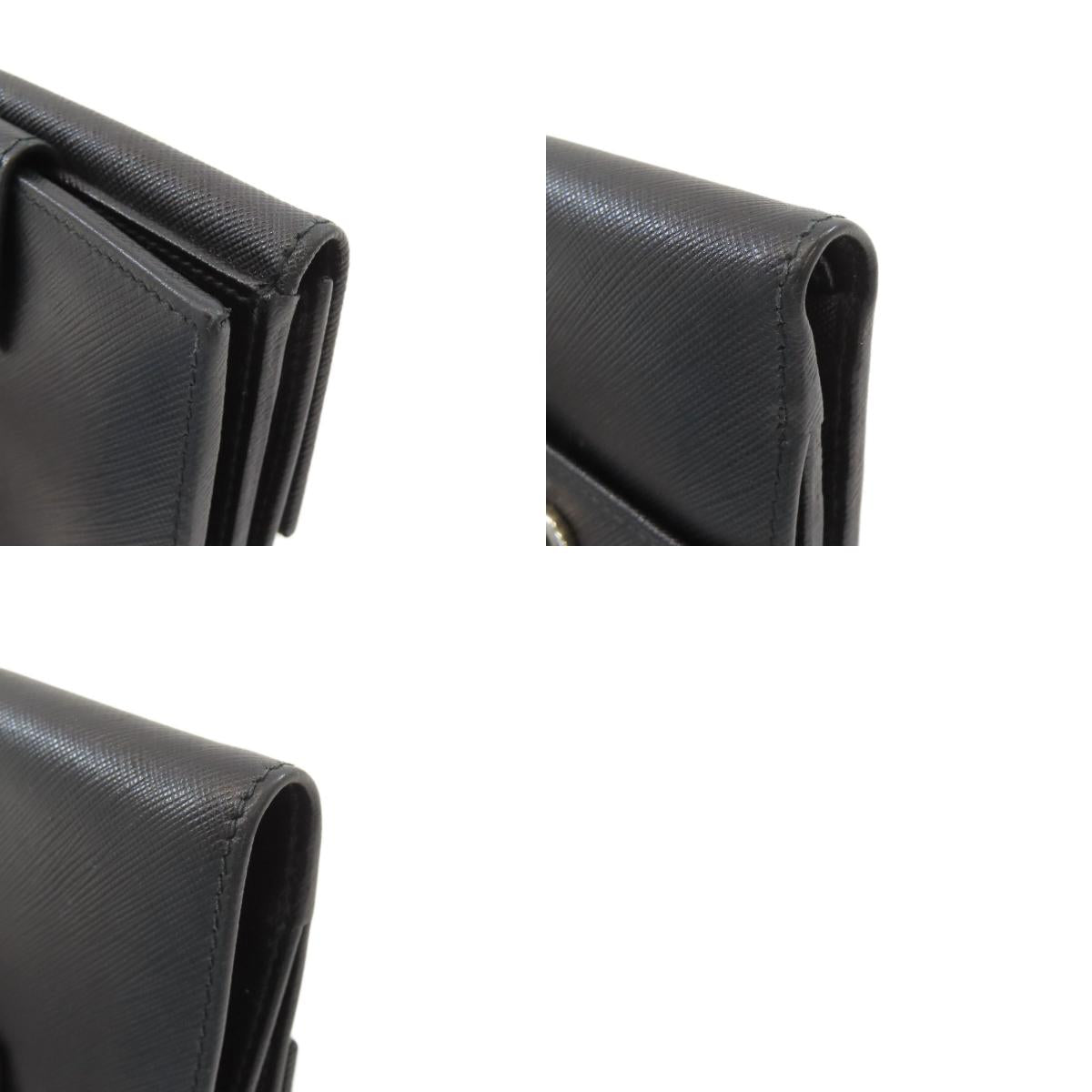 Salvatore Ferragamo GanciniHardware Bifold Wallet with Coin Pocket Leather Ladies [Used]