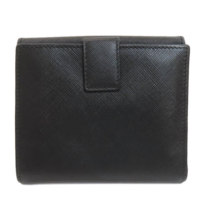 Salvatore Ferragamo GanciniHardware Bifold Wallet with Coin Pocket Leather Ladies [Used]