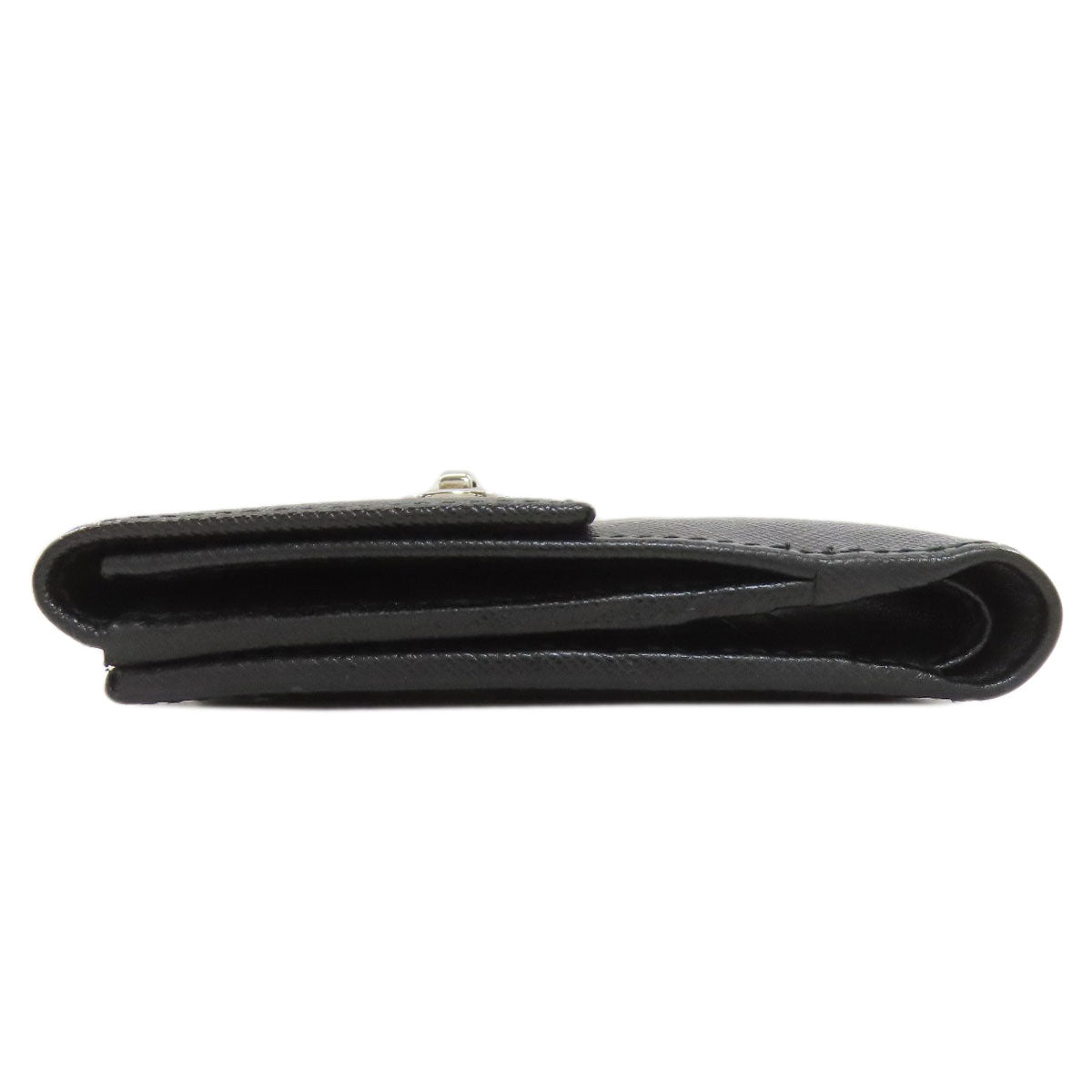Salvatore Ferragamo GanciniHardware Bifold Wallet with Coin Pocket Leather Ladies [Used]