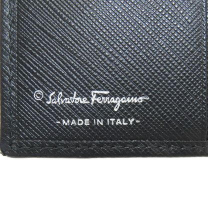 Salvatore Ferragamo GanciniHardware Bifold Wallet with Coin Pocket Leather Ladies [Used]