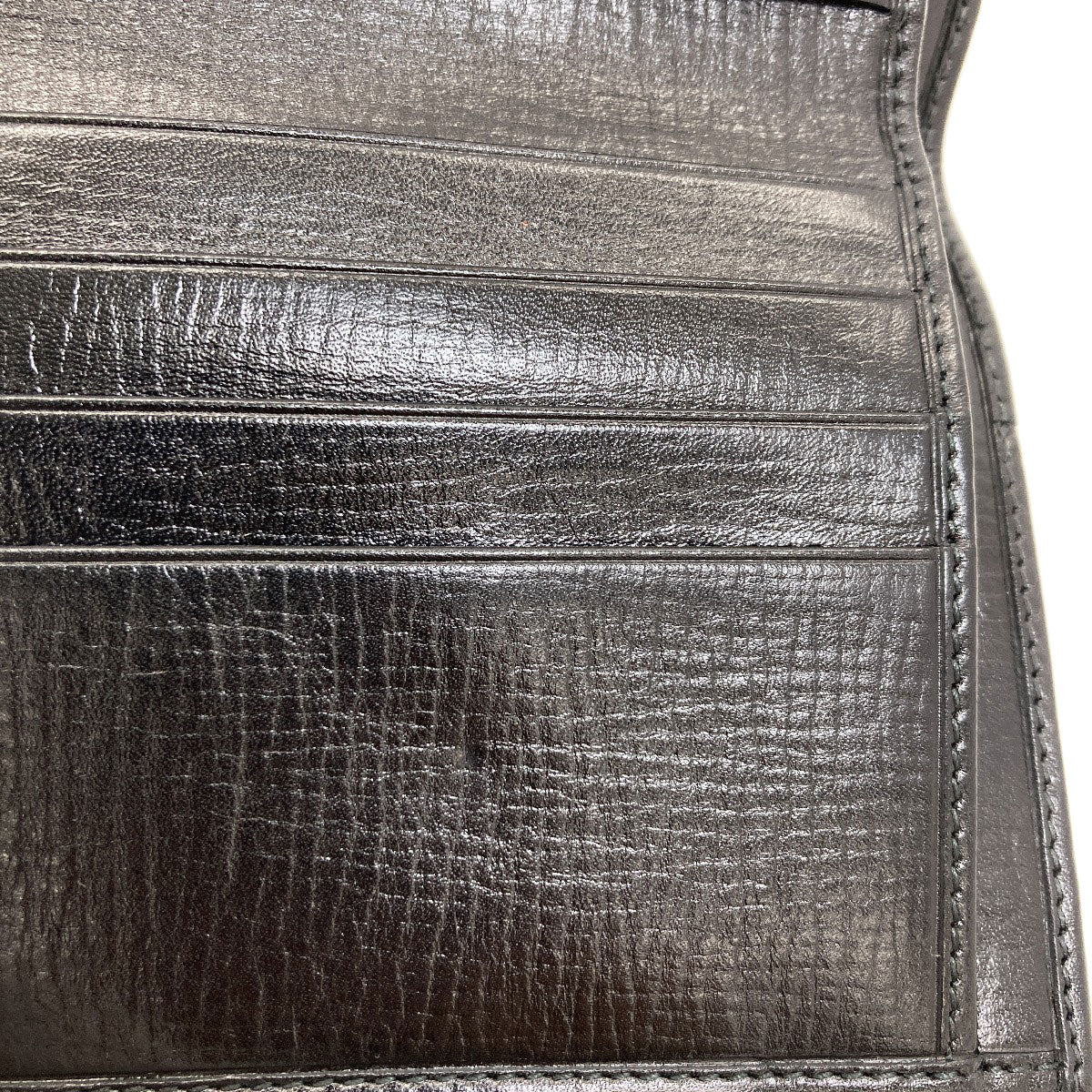 BVLGARI logo Bifold Wallet with Coin Pocket Leather Ladies [Used]