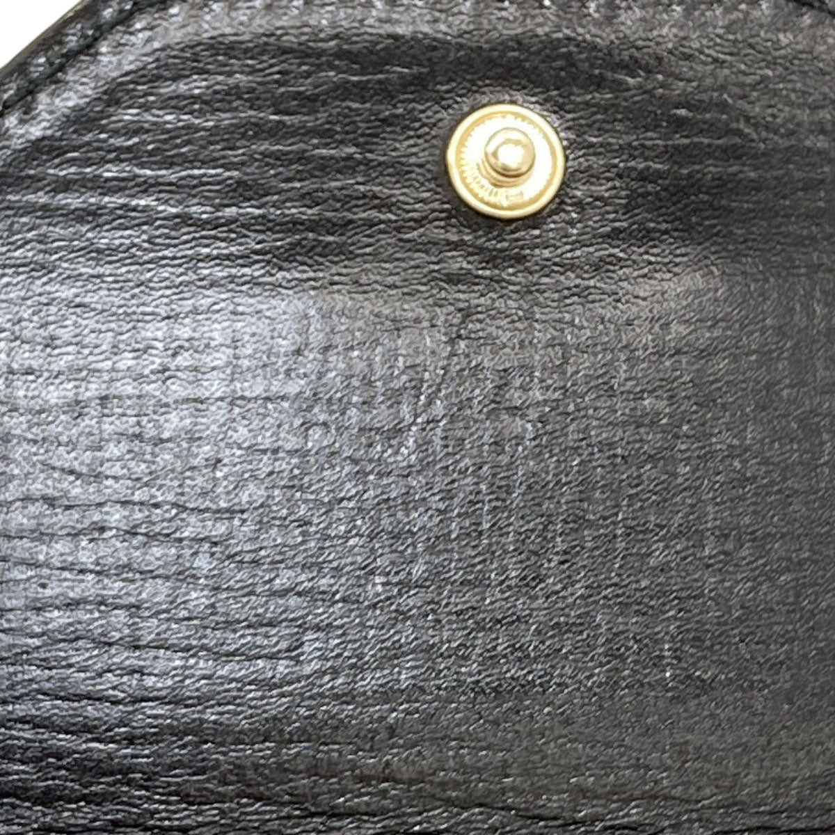 BVLGARI logo Bifold Wallet with Coin Pocket Leather Ladies [Used]