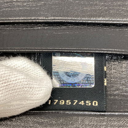 BVLGARI logo Bifold Wallet with Coin Pocket Leather Ladies [Used]