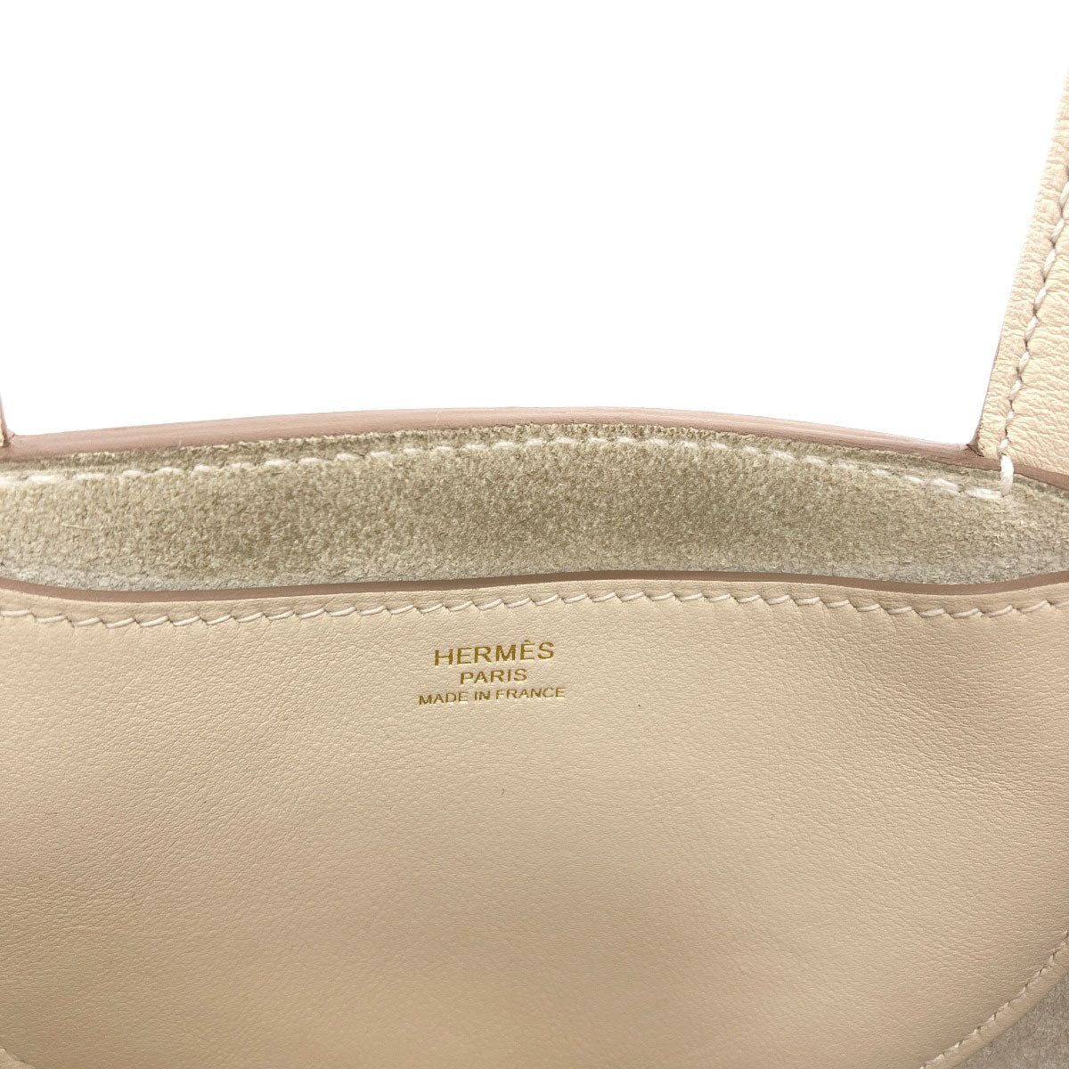 HERMES In the Loop 18 Gold Hardware Handbag Taurillon Clemence Ladies [Used]