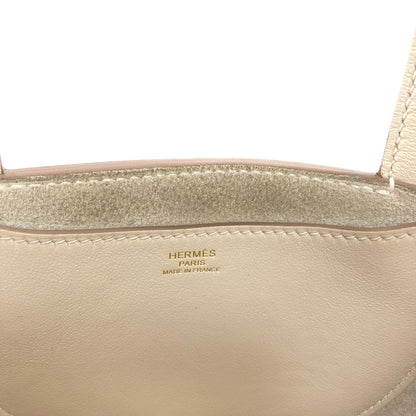 HERMES In the Loop 18 Gold Hardware Handbag Taurillon Clemence Ladies [Used]