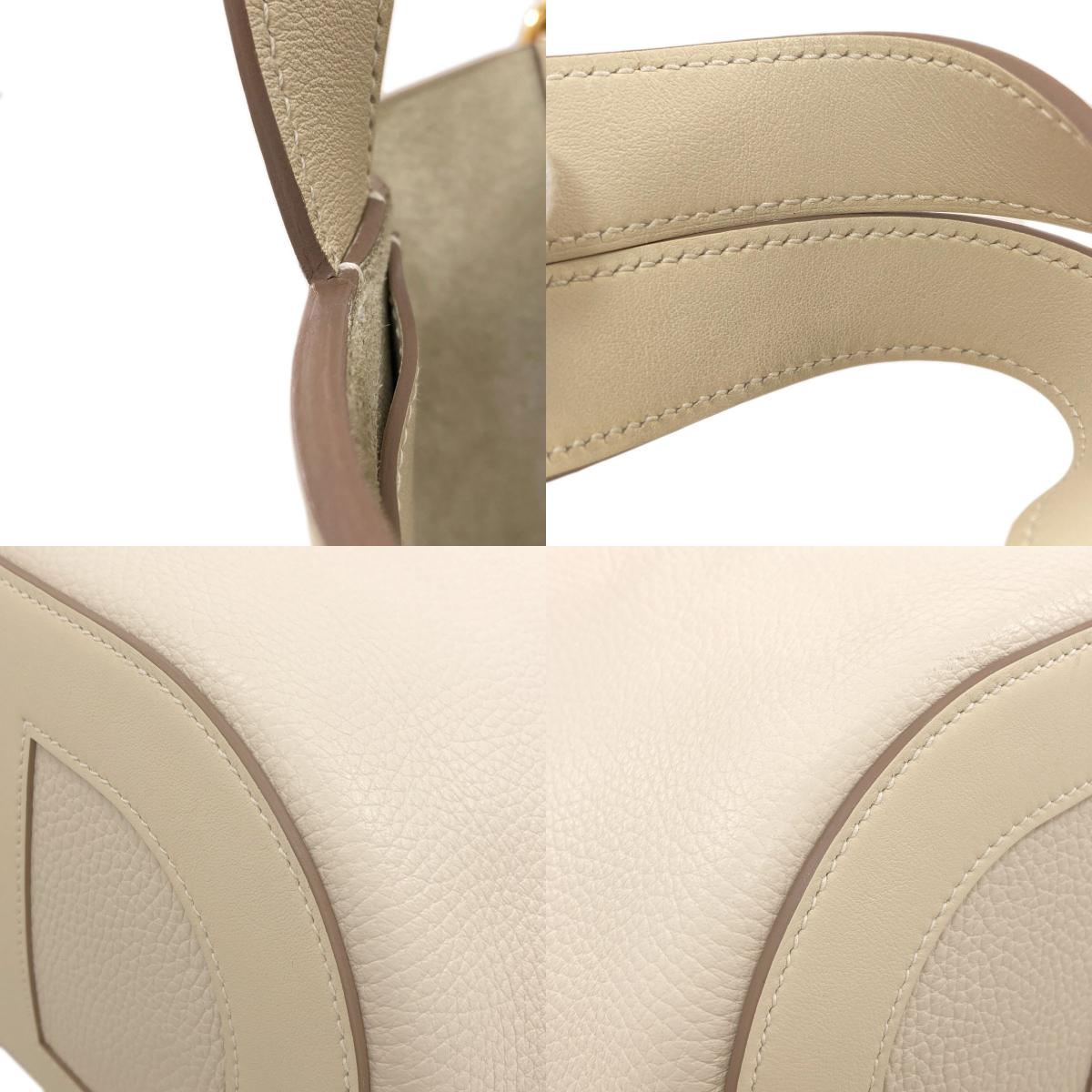 HERMES In the Loop 18 Gold Hardware Handbag Taurillon Clemence Ladies [Used]