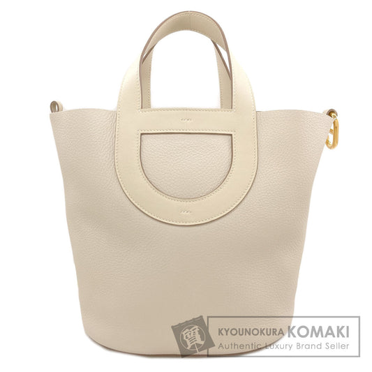 HERMES In the Loop 18 Gold Hardware Handbag Taurillon Clemence Ladies [Used]