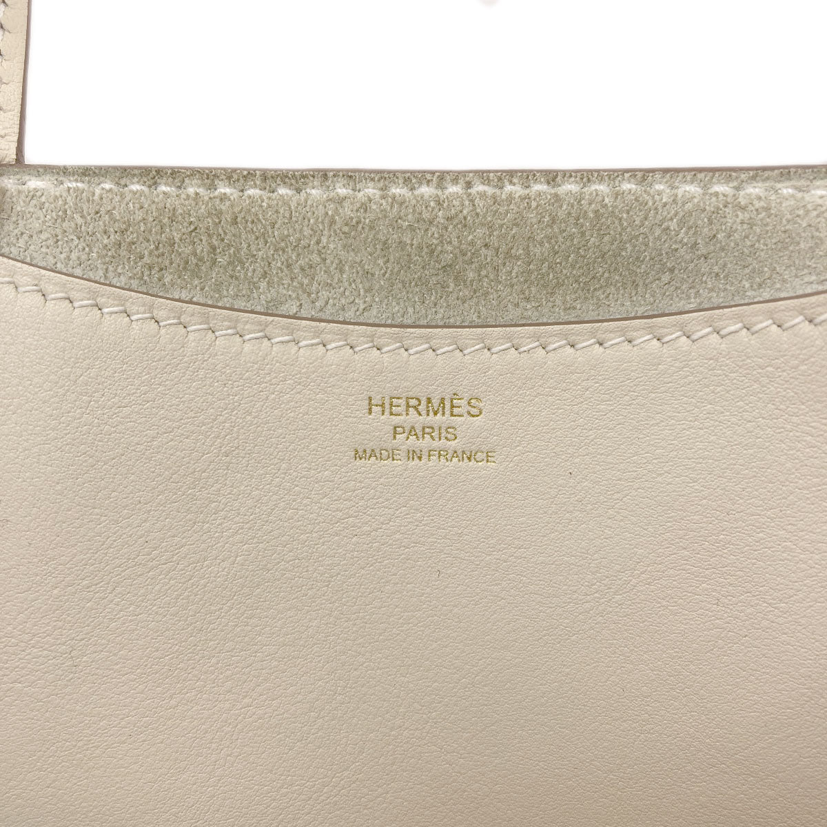 HERMES In the Loop 18 Gold Hardware Handbag Taurillon Clemence Ladies [Used]