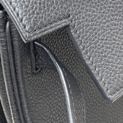 HERMES Kelly 28 Inner Stitch SilverHardware Handbag Taurillon Clemence Ladies [Used]