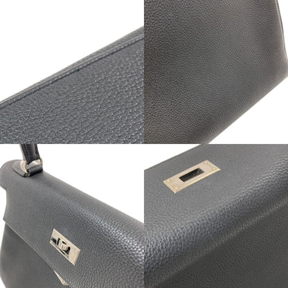 HERMES Kelly 28 Inner Stitch SilverHardware Handbag Taurillon Clemence Ladies [Used]