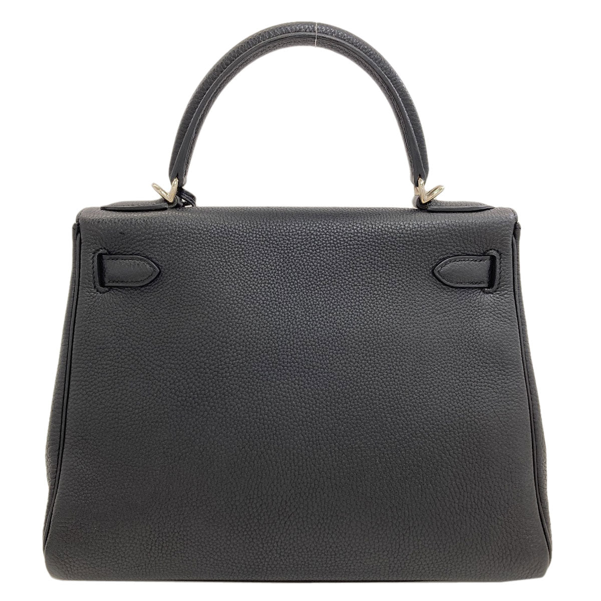 HERMES Kelly 28 Inner Stitch SilverHardware Handbag Taurillon Clemence Ladies [Used]