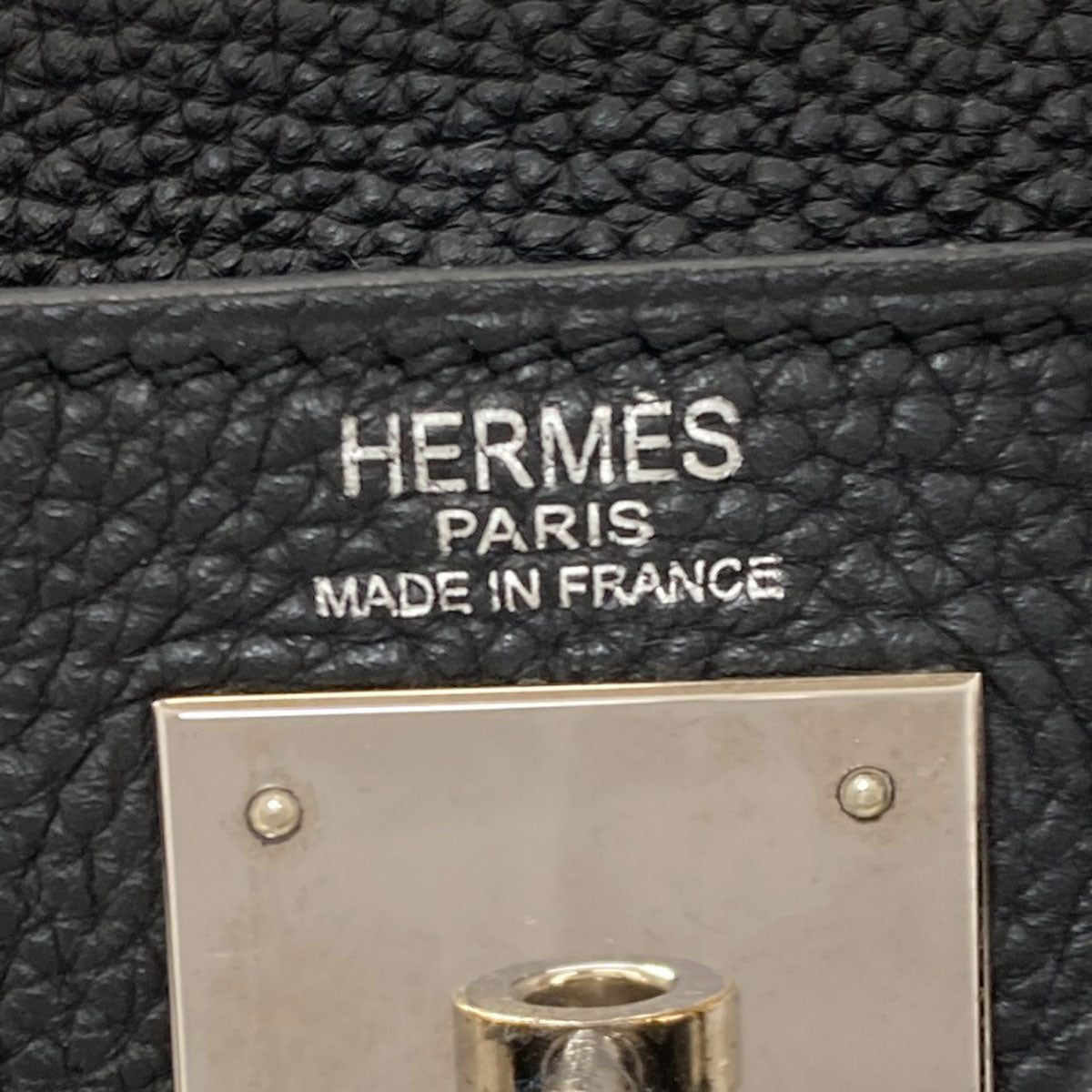 HERMES Kelly 28 Inner Stitch SilverHardware Handbag Taurillon Clemence Ladies [Used]