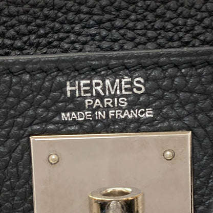 HERMES Kelly 28 Inner Stitch SilverHardware Handbag Taurillon Clemence Ladies [Used]