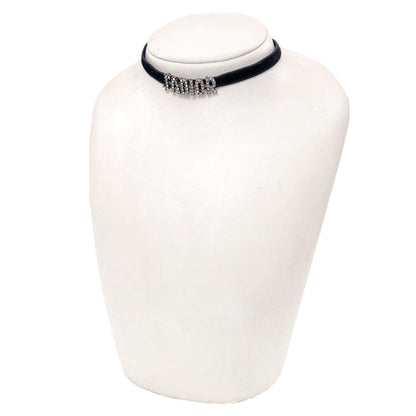 CHRISTIAN DIOR Jadior choker Velor Ladies [Used]