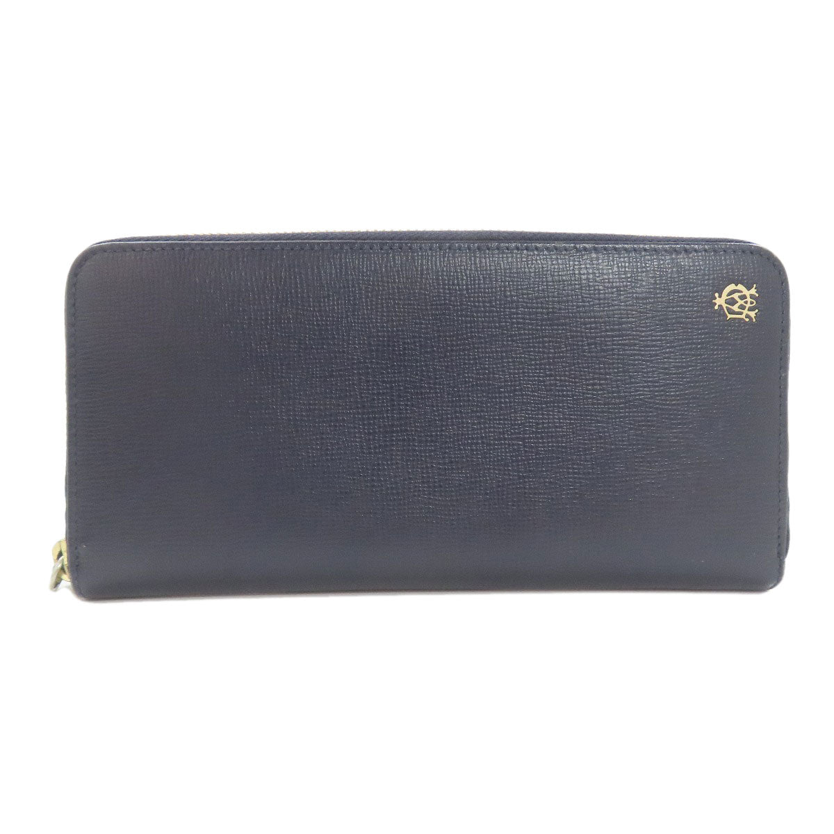 Dunhill logo Long wallet (with coin pocket) Leather mens [Used]