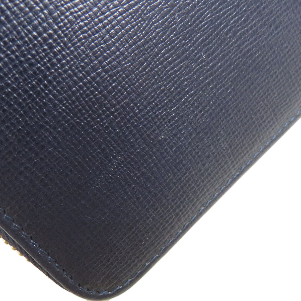 Dunhill logo Long wallet (with coin pocket) Leather mens [Used]