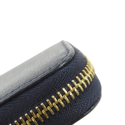 Dunhill logo Long wallet (with coin pocket) Leather mens [Used]