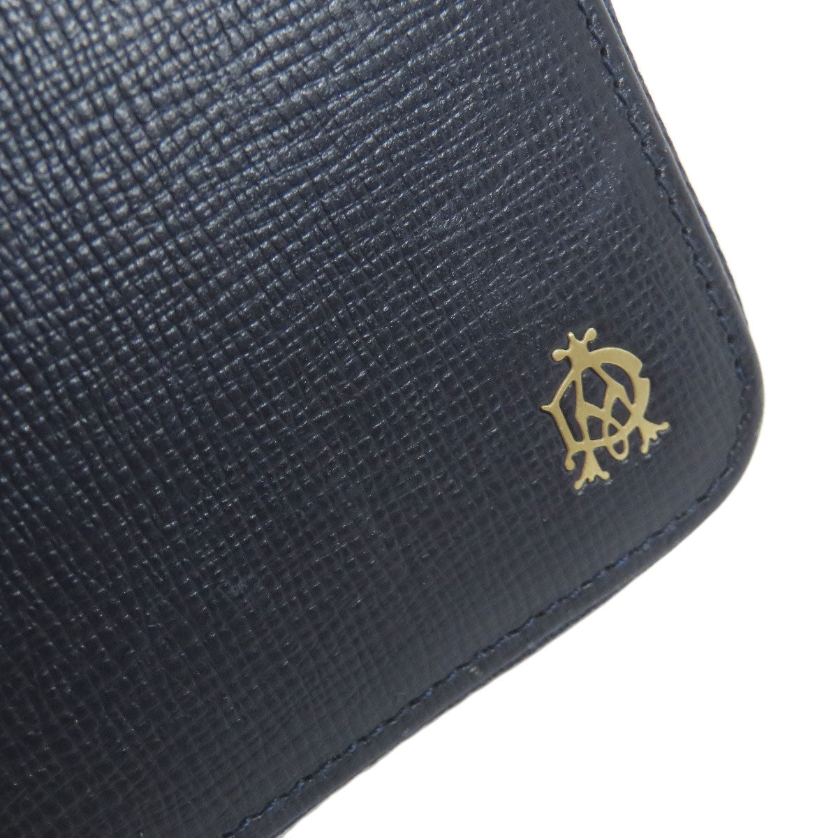 Dunhill logo Long wallet (with coin pocket) Leather mens [Used]